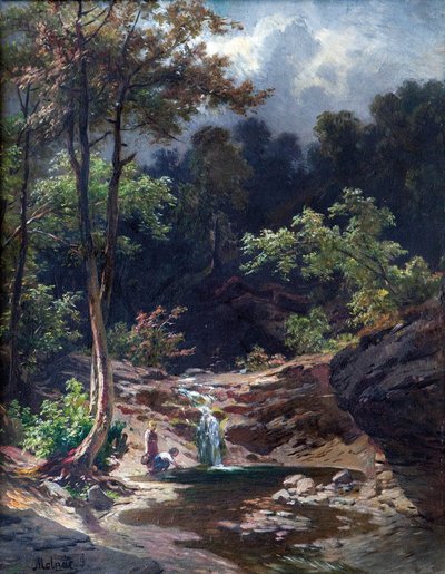 Forest Creek by Jozsef Molnar